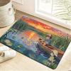 Pokemon Pikachu and Eevee Swimming Pool Print Non-Slip Doormat