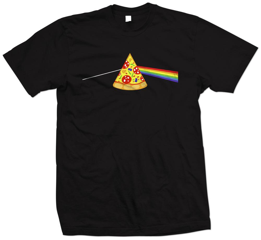 Футболка унисекс Dark Side Di Il Pizza Musica Parodia Pizza Prisma