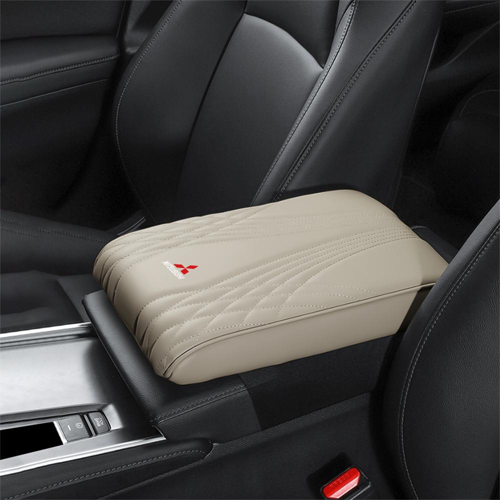 bljm6 Car Armrest Mat Central Armrest Pad Protection Cushion For Mitsubishi Space Star Cross Asx Pajero Lancer 9 Outlander Xl Eclipse