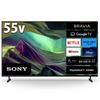 Sony 55 В 4K ЖК-телевизор BRAVIA Двойная скорость Google TV Совместимость с Dolby Atmos Включает 1 год неограниченного просмотра фильмов Pictures 6 татами или более
