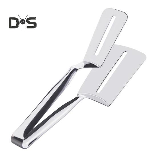 Двусторонний зажим для лопатки, щипцы для гриля, зажим для гриля, щипцы для приготовления пищи на гриле, нержавеющая сталь, многоцелевые кухонные щипцы для дома и улицы