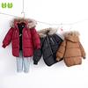 New Children's Clothes Thickened Cotton Padded Coat Baby Winter Clothes Fur Collar Coat