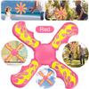 3 Bladed Boomerang Interactive Outdoor Toy Funny Interactive Flying Discs Decompression Birthday Gifts for Kids Flying Discs Toy