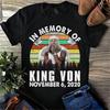 In Memory Of King Von November 6 Fan Vintage Black Unisex T-shirts