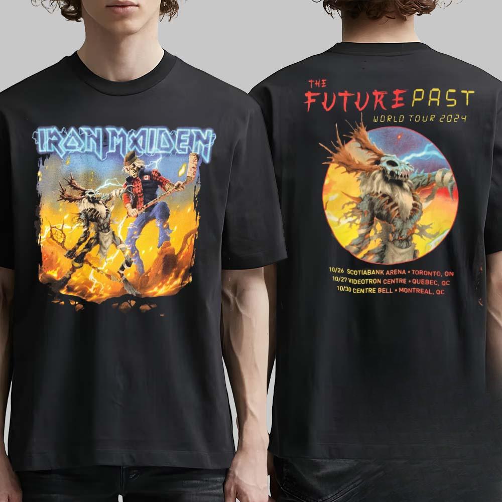 2026 Best Ir Madien The Retro-style Band T-shirt Is 100% Pure Cotton Printed High-end Luxury Is for Both Men and Women Top Y2k