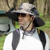 Big Rim Solar Fan Hat Wide Brim Fishing Hat New Bucket Hat  Outdoor