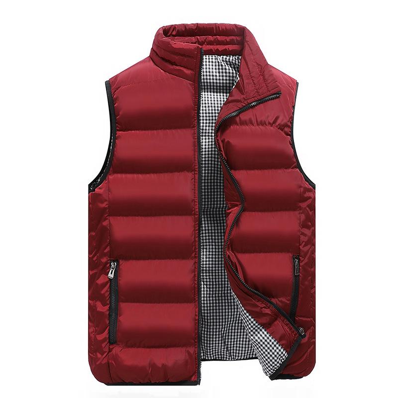 Men's Korean Style Autumn/Winter Warm Down Cotton Sleeveless Jacket