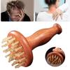 Wood Grain Meridian Massager Cow Horn Horn Massage Comb Exquisite Wood Meridian Brush Leg Massage