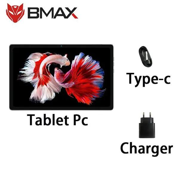 BMAX MaxPad I11 Plus 16 ГБ(8 ГБ ОЗУ + расширение 8 ГБ) 256 ГБ ПЗУ, 10,4-дюймовый восьмиядерный процессор T606, Android 13, двойной Wi-Fi, 4G Lte, SIM-карта для планшета