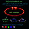 Водонепроницаемый светодиодный светящийся ошейник для собаки с зарядкой Type-C