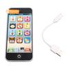 Kids Phone Toy Rechargeable Play Mobile Cell Phone with Touch Screen Lights Music Children Baby