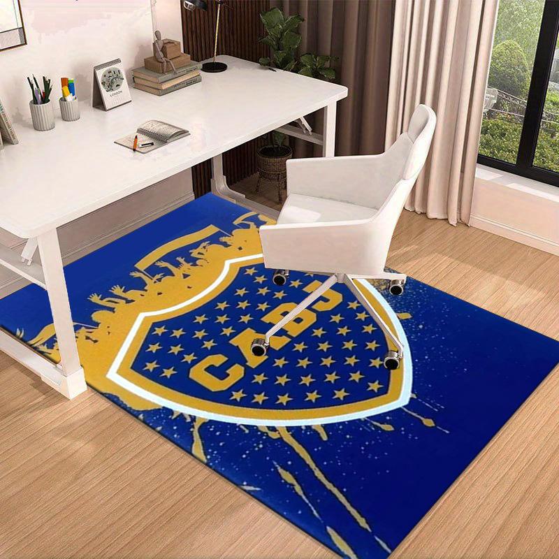 Boca Football Club Printed Area Rug for Office, Chair Rug, Decorative Carpet Floor Mat, Large Size Fan gifts Christmas gifts