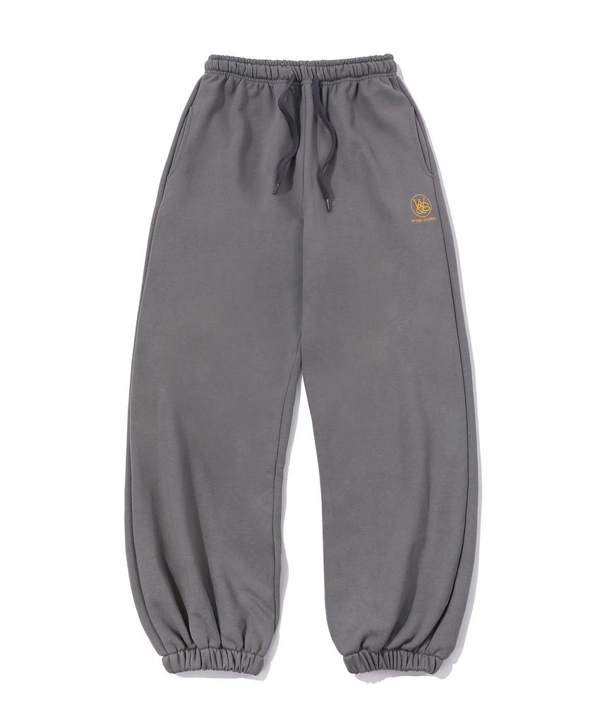 WYSE Symbol Logo Sweat Jogger Pants Charcoal