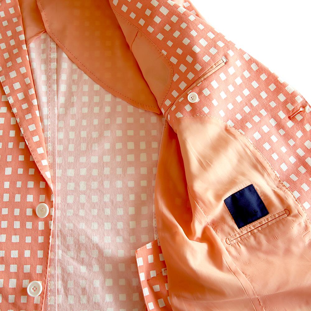 Gil Homme Check Suit Jacket Gil-St04Or