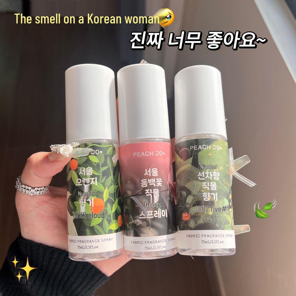 PEACH JO+ Korean Camellia Orange Zen Tea Clothing & Body Deodorizing Spray for Men and Women