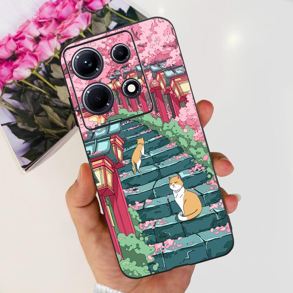 For Infinix Note 30 Pro Case Stylish Painted Cover Soft Silicone Phone Cases For Infinix Note30 Note 30 Pro X6833B X6716B Bumper