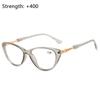 Очки для чтения «кошачий глаз» Очки для дальнозоркости Диоптрии +1.0~+4.0 HD Градиентные очки для пресбиопии