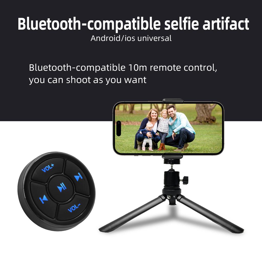 Media Remote 5Key Car Wireless Steering Wheel Remote Control Button Universal for Android IOS Car Media Volume Player Radio