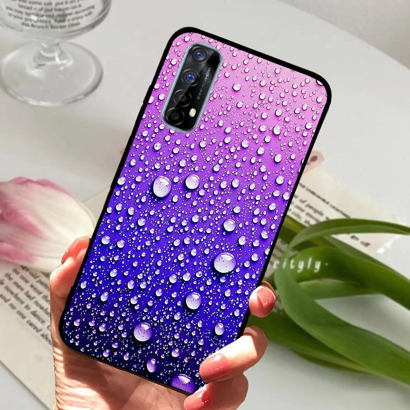 Для Realme 7 4G 5G RMX2155 Чехол Накладка на телефон Силиконовый Мягкий ТПУ Задние Чехлы для Realme 7 Pro Чехол Realme7 RMX2151 Бампер Fundas