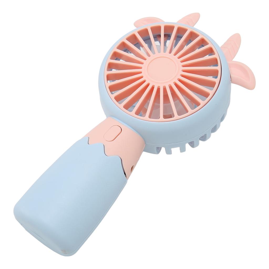 Mini Handheld Fan USB Portable Ergonomic Design Intensive Grid Design 300mAh Cute Handheld Small Fan