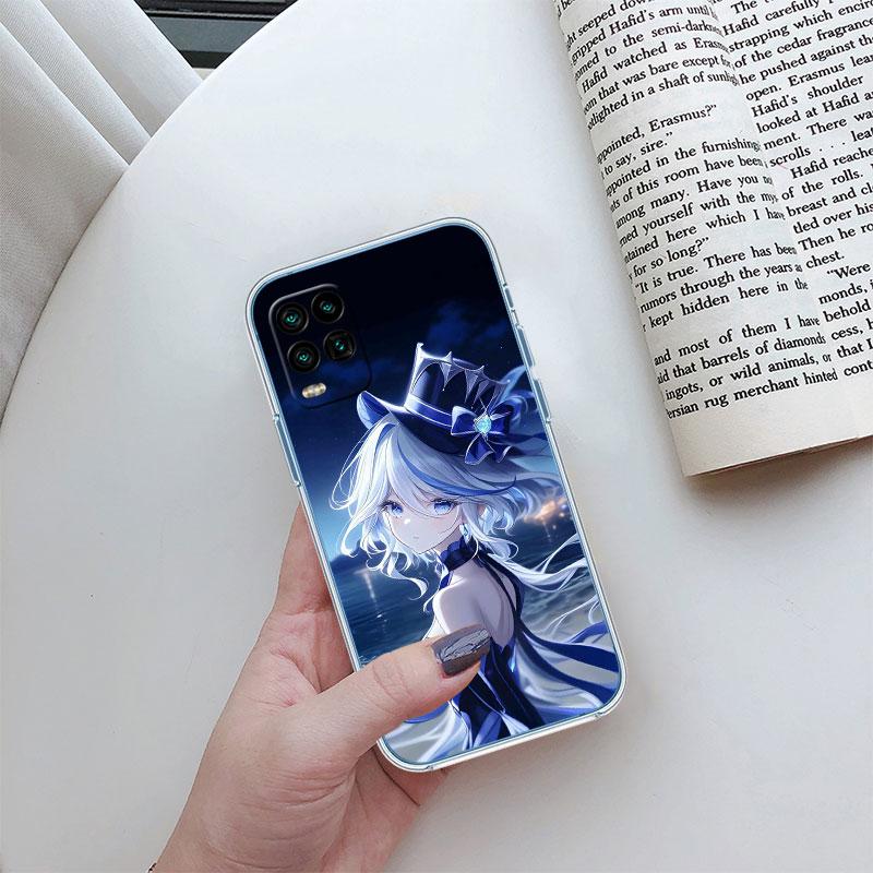 Прозрачный чехол для телефона Genshin Impact Furina для Motorola Moto G7 G8 G9 G84 G85 G73 G24 G15 Z2 Play Power Plus