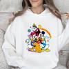 Disney Parent-child Outfits Mickey Family Photo for Girls and Boys Autumn and Winter Casual Multi-color Hooded Sweatshirts