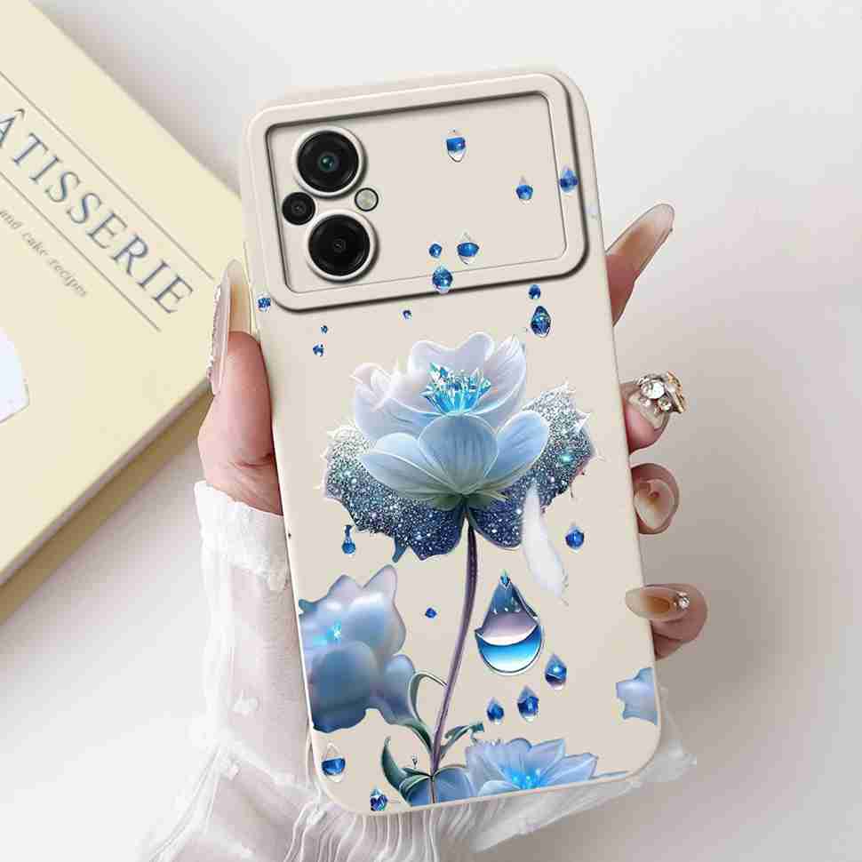 Для Xiaomi Poco M5 4G Чехол Модный Рисунок Цветок Мягкий Силикон Задняя Крышка Для Xiaomi PocoM5 POCO M5 4G Ударопрочные Чехлы для Телефона
