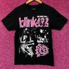 Еще раз Blink-182 Рок-группа Хлопковая футболка 100% Мужские футболки Топ