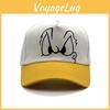 Cotton Mouse Cartoon Kids Baseball Cap With Short Brim For Play Outdoor
