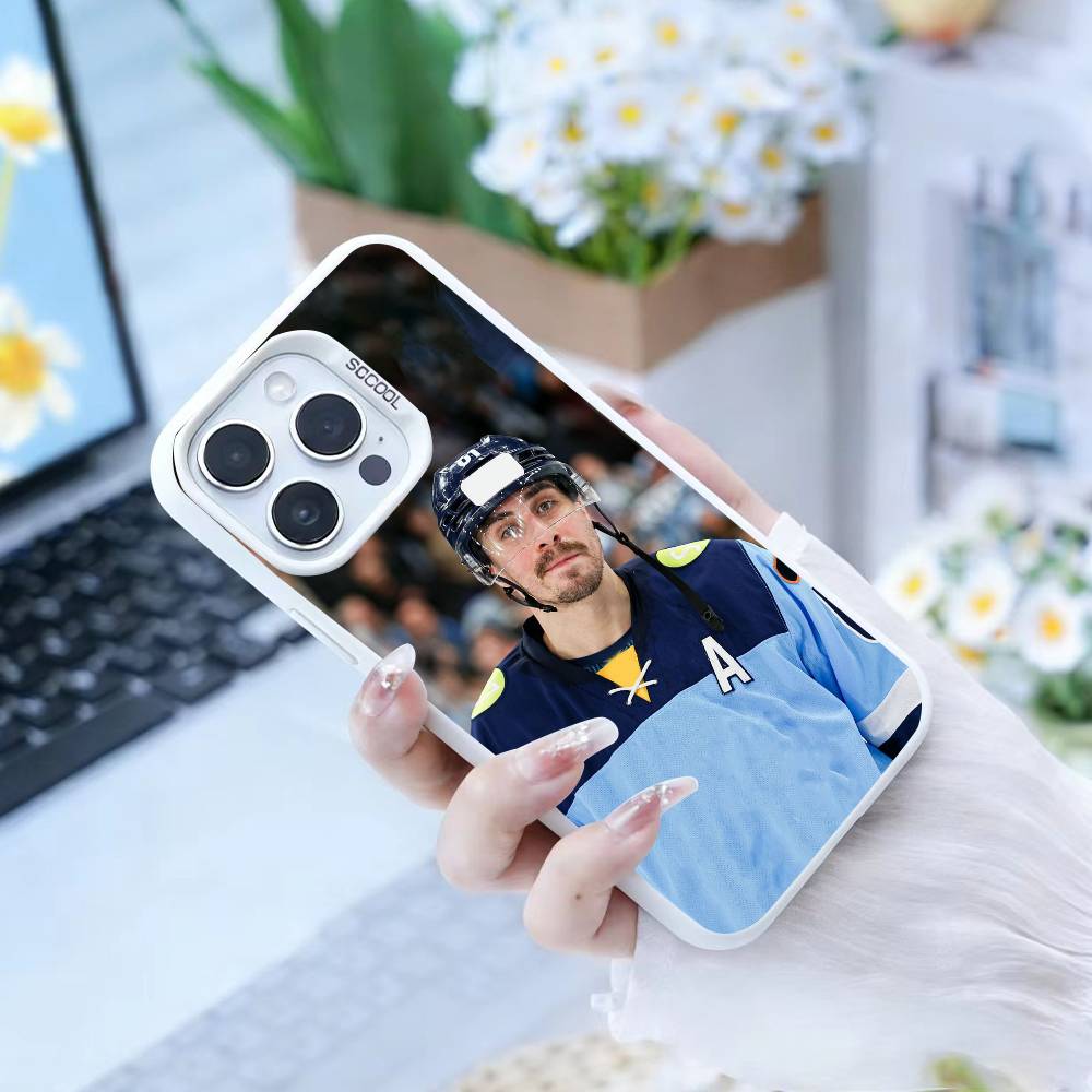 Чехол для телефона «Хоккеист-Накал Страстей» для iPhone 16,15,14,13,12,17,Pro,MAX белый Матовый Ударопрочный Чехол