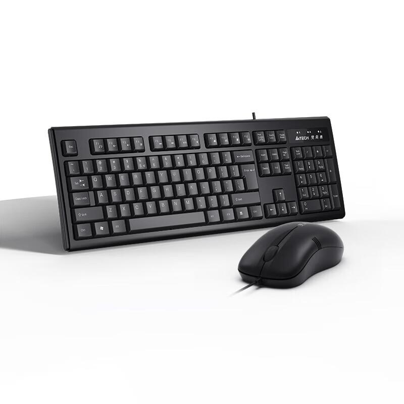 Проводная клавиатура и мышь A4TECH WKM-1000