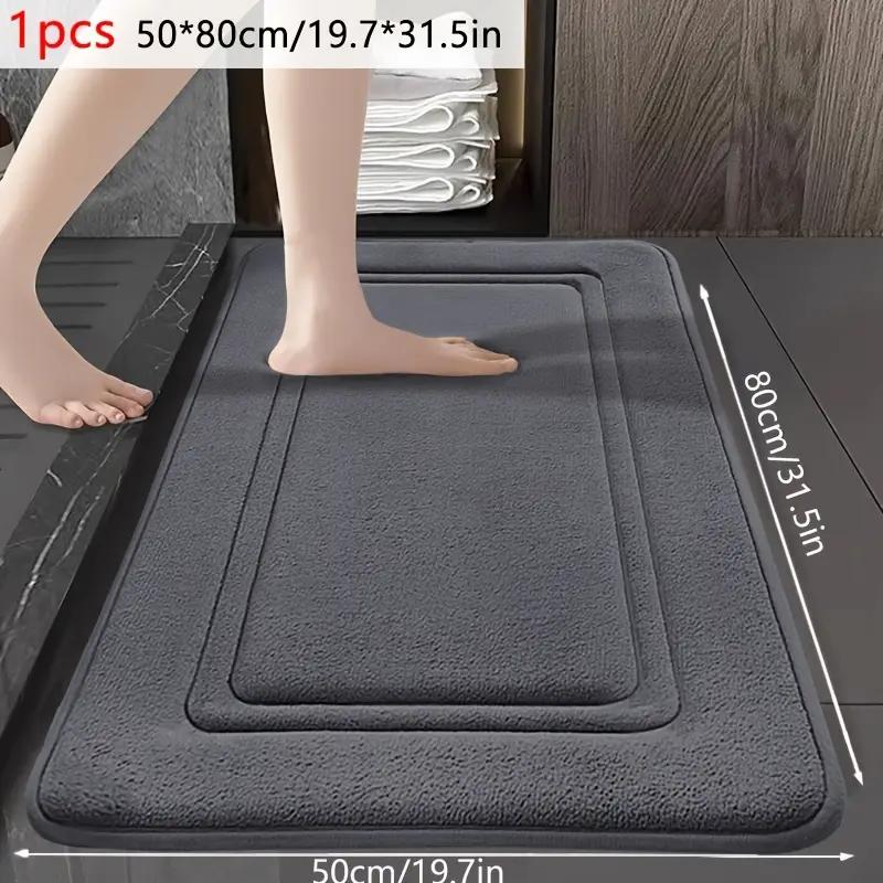 Быстросохнущий коврик для ванной - Нескользящий, Машинная стирка, Мягкий и удобный, Кухонный, Коврик для ванной | Современный декор для ванной | Прочный коврик для ванной