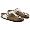 Birkenstock Сандалии Gizeh Birko Flor Graceful узкой посадки Жемчужно-белые Женские 0943873