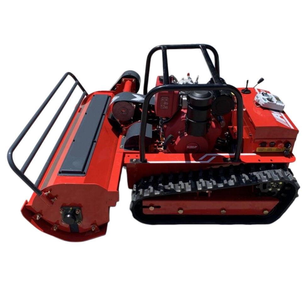 Remote-Controlled Gasoline Orchard Crawler: Multi-Functional Trimming & Mulching Machine
