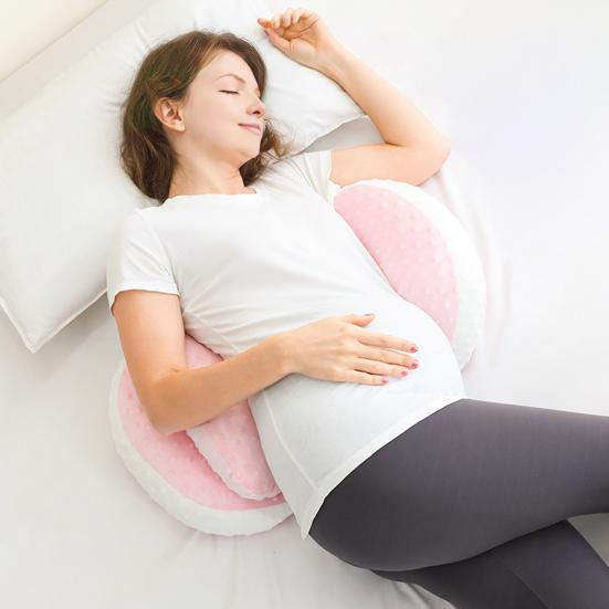 Pregnancy Pillow for Side Sleepers Adjustable Waist Wedge Pillow Portable Back
