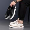 Модные мужские универсальные кроссовки, дышащая мужская обувь, летние легкие мужские стильные туфли на плоской подошве, мужские универсальные мокасины, новинка 2024 года, обувь для вождения