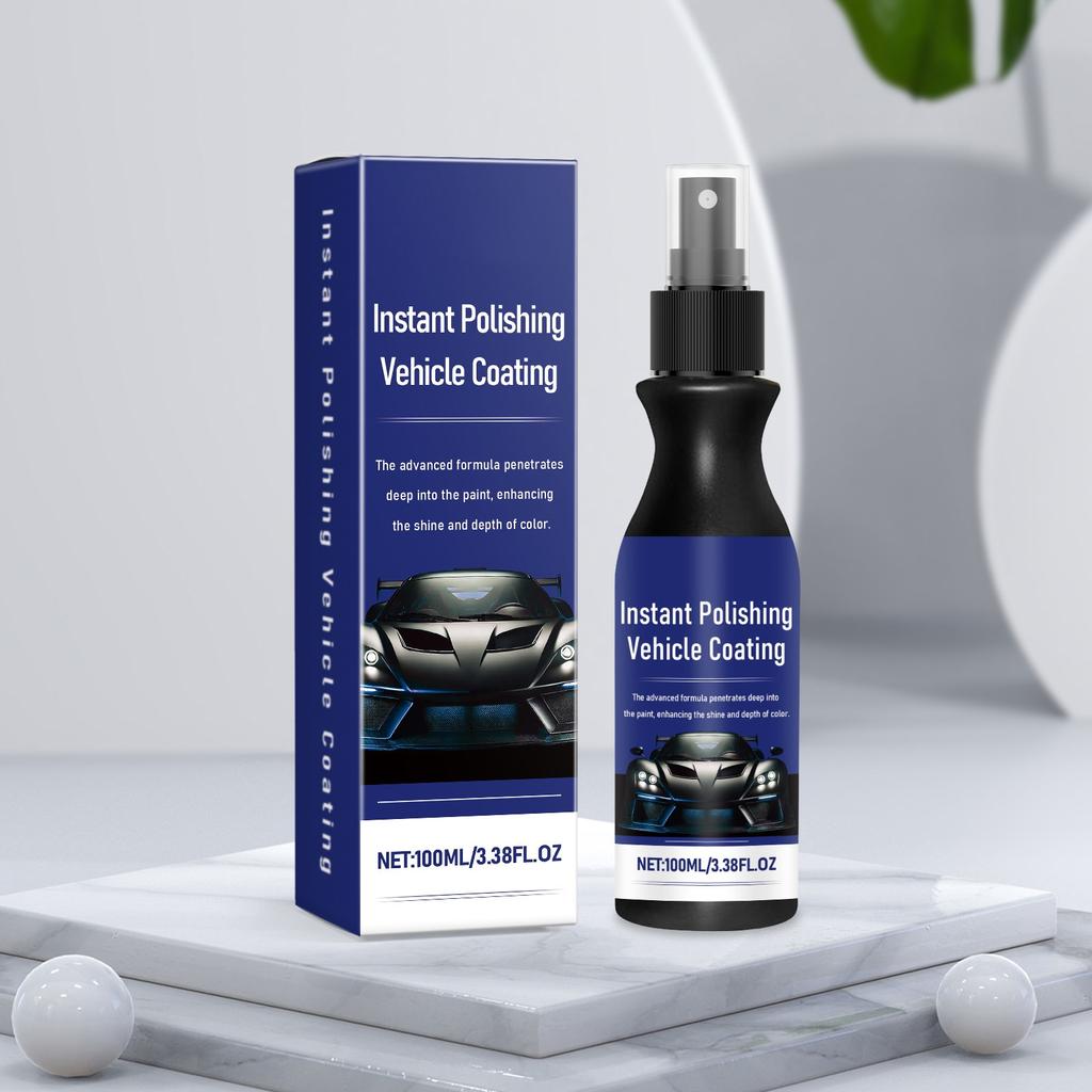 Автомобильное нанопокрытие, Автомобильное кристаллическое покрытие; Зеркальный блеск, осветляющий, анти-ультрафиолетовый и водостойкий100мл
