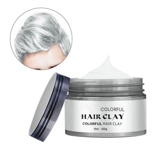 100ML Disposable Hair Dye Cream Colorful Natural Plants Washable Safe Men Women Instant Hairstyle Temporary Hair Coloring Wax Mud