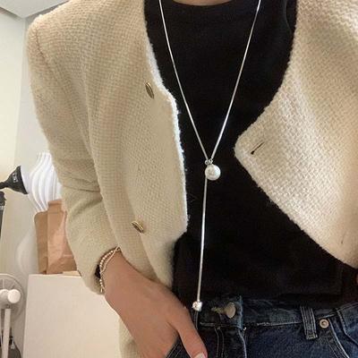 Длинное ожерелье Niche Design Temperament Pull Off ожерелье Регулируемый воротник чокер корейский стиль головной убор ювелирные изделия аксессуары