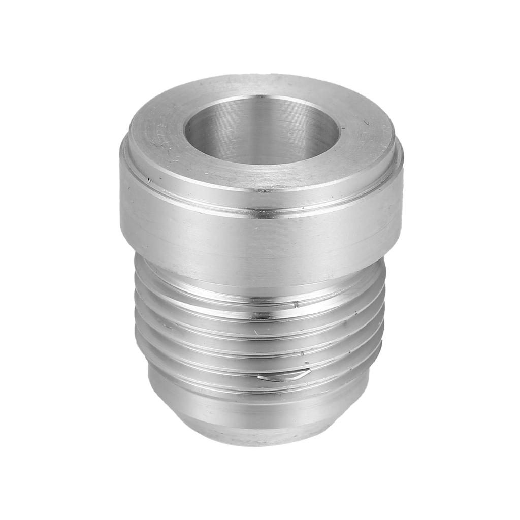 uxcell Car Auto 12AN Male Welding Fitting Plug Hose Adapter, Fuel , Aluminum Alloy, Silver Tone, 4 Pieces