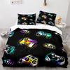 Digital Printing Gamepad Quilt Cover Size Three-Piece Set