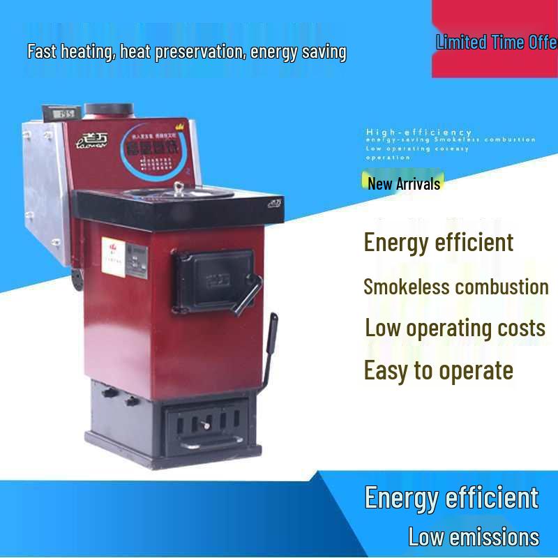 Energy-Saving Coal-Fired Stove & Radiator for Cooking and Heating