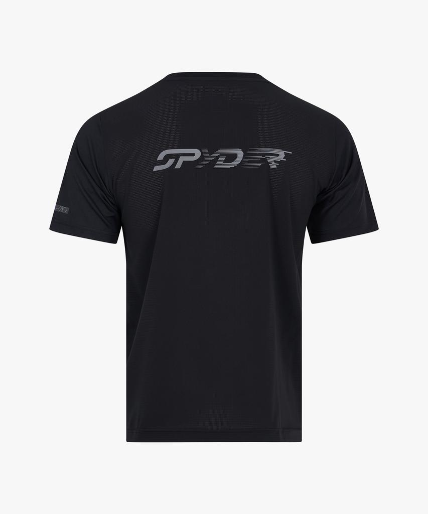 SPYDER Men'S Running Mesh Short Sleeve T-Shirt Spkfcnrs231Mblk