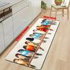 1Pcs Colorful Bird Print Kitchen Mat Minimalist Style Carpet, Washable Throw Rug For Kitchen Dining Room Home Decor Room Indoors Decor