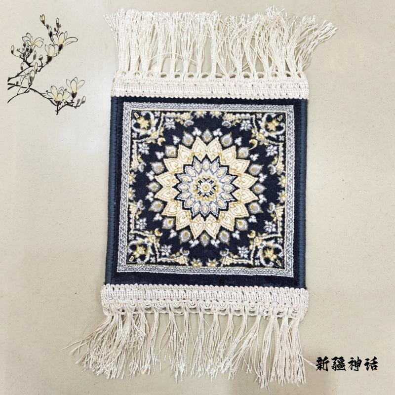 New Ethnic Carpet 2024, Wool Blend Floor Mat, Traditional Handmade Decor Tapestry Wall Hanging