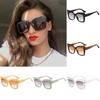 Geometric Frame Sun Glasses With Uv400 Coating For Outdoor Travel And Parties