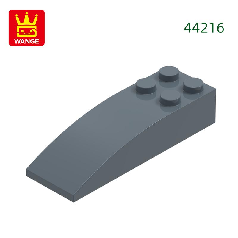 Нетоксичный 34 шт./лот №44126 Изогнутый 6 x 2 Блок Moc Цветные Аксессуары Совместимые с Изогнутым Кирпичом DIY Игрушки Для Головоломки Мозга из Частиц