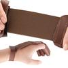 Adjustable Archery Three Finger Gloves Recurve Bow Protective Gloves Cowhide Leather Gloves Sleeve Finger Guard For Shooting
