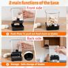 Fruit Slicer Cup for Strawberry, Banana, Hard-Boiled Egg - Detachable Cutter with Push Plate - 304 Stainless Steel Blade - Rapid & Safe Slicing