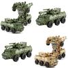 Детская игрушечная машинка Инерционная трансформирующаяся модель в броне для активных игр и развития